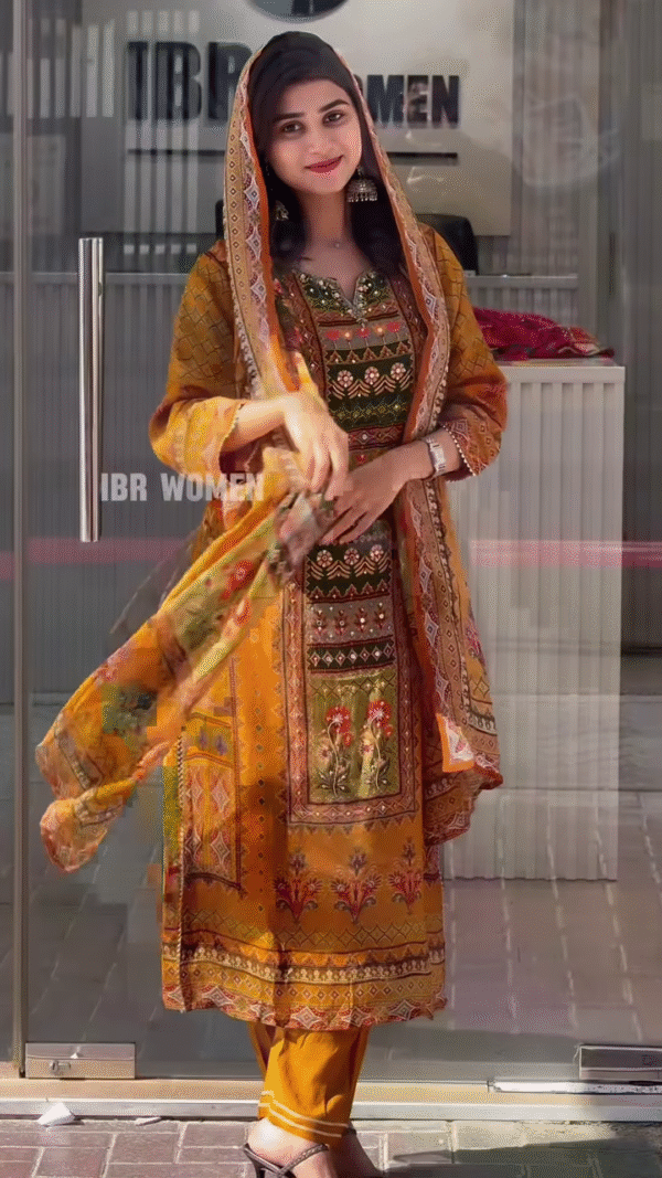 Vibrant Fusion: Traditional Elegance Meets Modern South Asian Fashion - Image 5