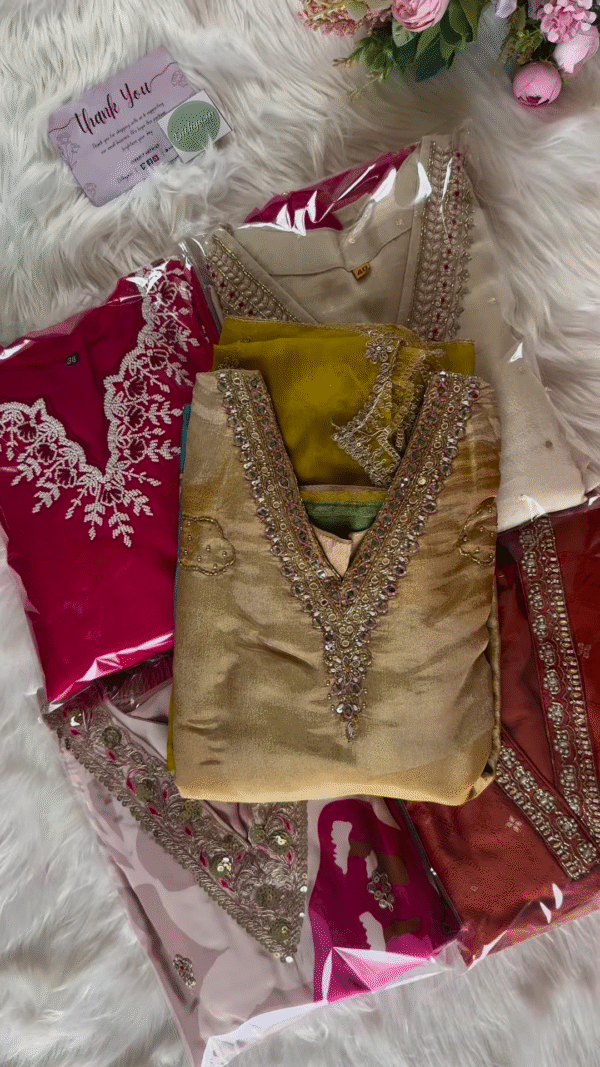 Elegant Embroidered Suit Collection – Timeless Ethnic Wear - Image 3