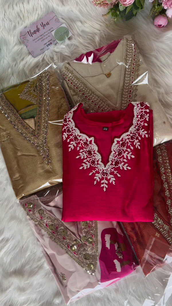 Elegant Embroidered Suit Collection – Timeless Ethnic Wear - Image 4