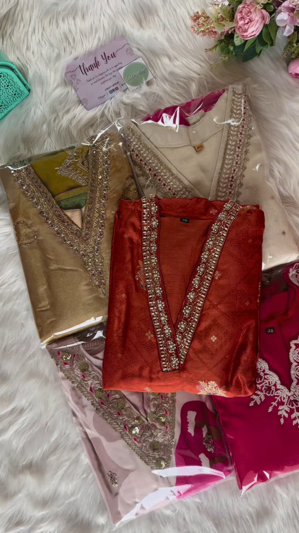 Elegant Embroidered Suit Collection – Timeless Ethnic Wear - Image 5