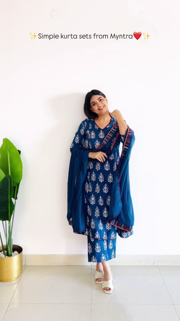 Elegant Brown Kurta Set for a Graceful Look - Image 4