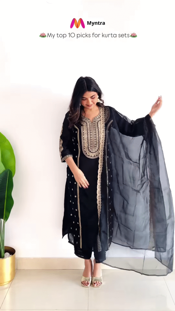 🖤✨  Kurta Set – The Perfect Blend of Elegance & Grace ✨🖤