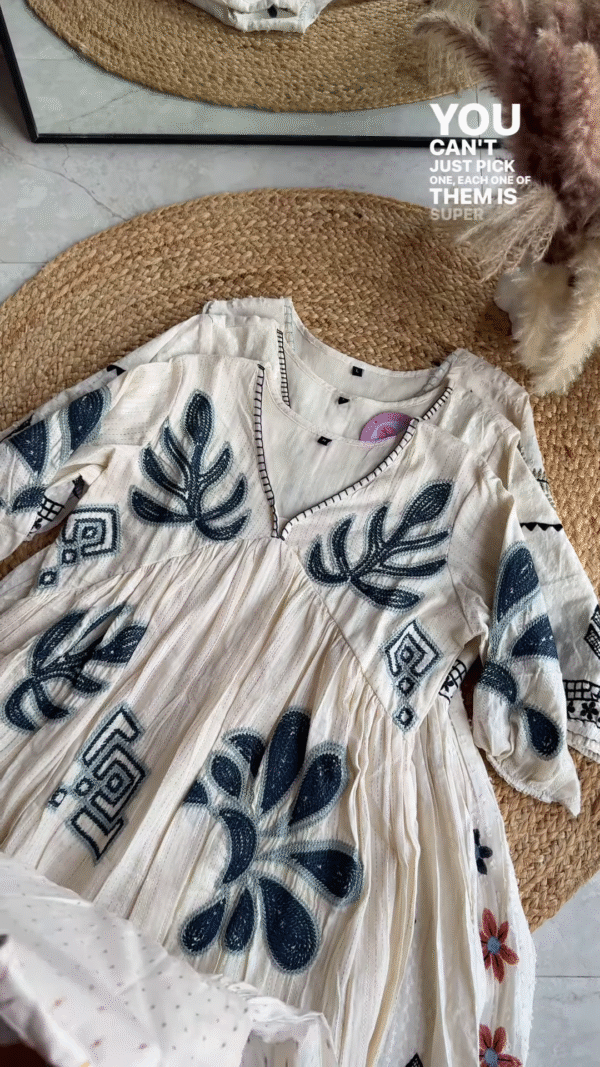 ✨ Boho Chic Embroidered Cotton Dresses – Timeless Elegance ✨ - Image 2